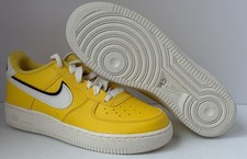 Nike Air Force 1 Low LV8 82 Shoes Youth White Yellow DQ0359-700  Size 5Y