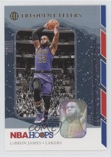 2019-20 Panini NBA Hoops Frequent Flyers Winter LeBron James #15 1b8