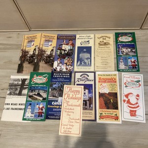 Vintage Bronner's Christmas & Frankenmuth Michigan Brochure Lot Of 13