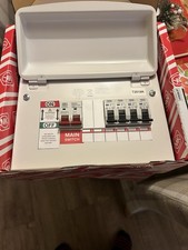 8 Way Castlec Metal Consumer Unit With 100A Main Switch