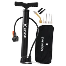 Bike Pump Floor, Advanced Bike Tire Inflator, Bicycle Hand Air Pump Portable