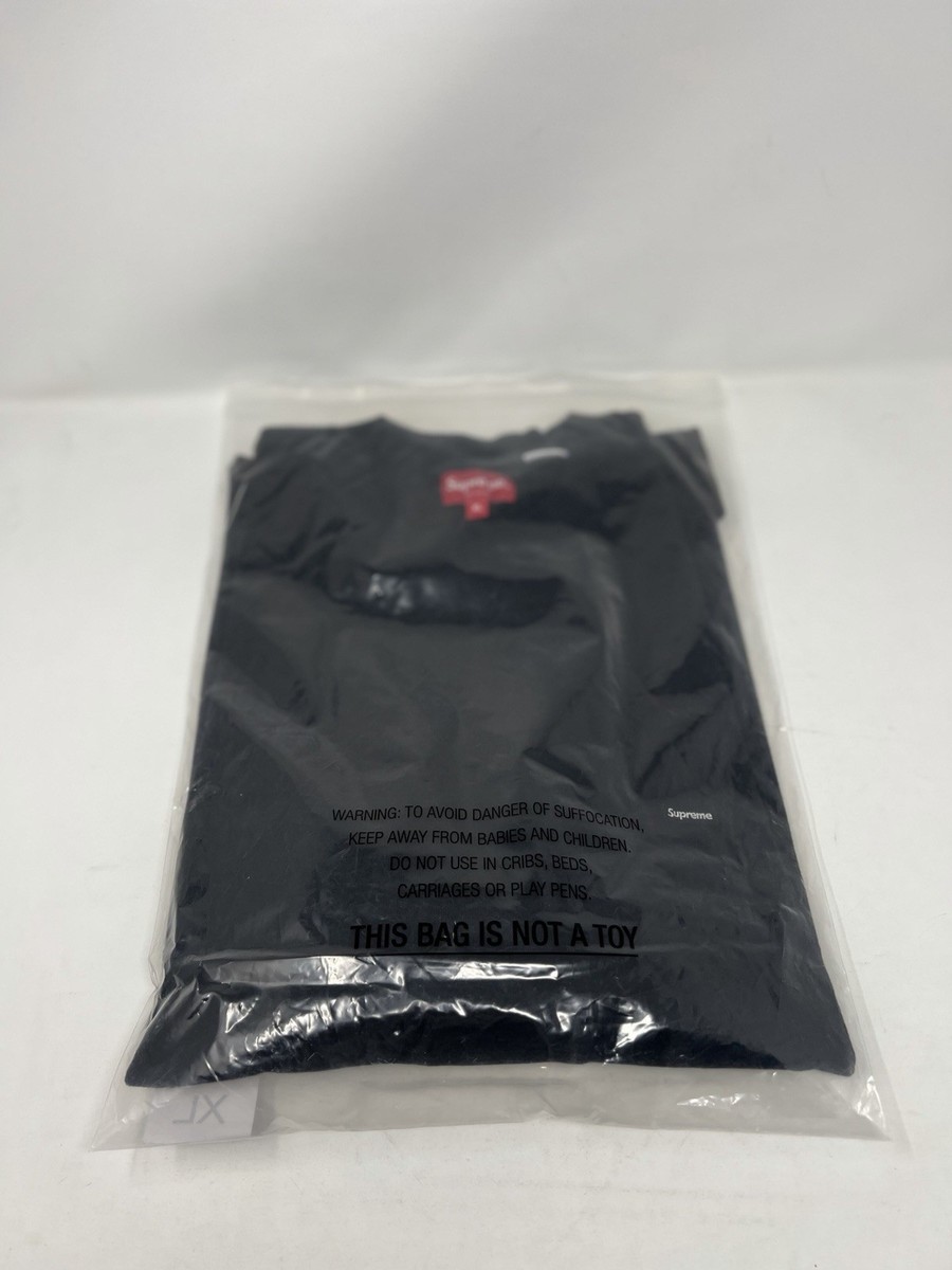 SUPREME SMALL BOX LOGO L/S TEE SS23/ BLACK SZ X-LARGE BRAND NEW | eBay
