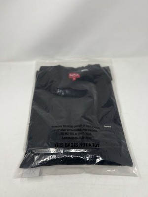 SUPREME SMALL BOX LOGO L/S TEE SS23/ BLACK SZ X-LARGE BRAND NEW | eBay