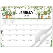 2026 Calendar - 2026 Wall Calendar, Jan. 2026 - Dec. 2026, 12-Month Calendar,...