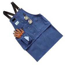 Thickened Canvas Tool Apron Work Apron With Spacious Pocket For Handy Worker