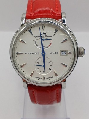 Yonger & Bresson YBH-8358 Automatic Watch Self-Winding Silver Dial 1.65inch Case
