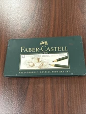 Faber-Castell Graphite Sketch Pencil Set of 11 Break-Resistant Design - New