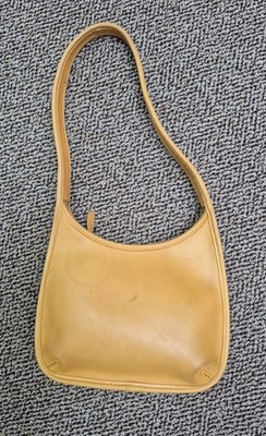 Vintage COACH #9020 Yellow Ergo Mini Zip