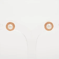 aget Pearl Piercing jewelry K10(YG) 1.2g