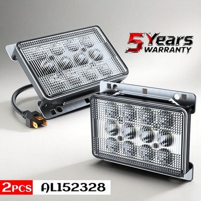 2PCS LED Headlight AL152328 For Deere 5425, 5425N, 5525, 5525N, 5625, 5725