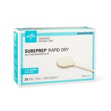 SurePrep Rapid-Dry No-Sting Barrier Film, 3 mL Wand, Box of 25, EXP 2027