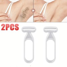2Pcs Eye Brow Razor Eyebrow Trimmer Shaver Hair Remover for Hands Legs USA Gifts