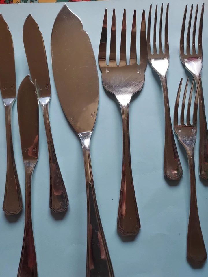 Cristofle Couverts A Poisson En Métal Argenté - Photo 3/4