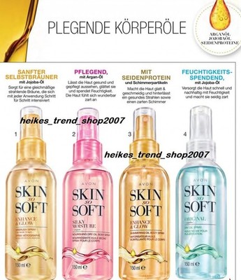 AVON Skin So Soft Pflegespray Ölspray 150 ml  zur Wahl  neu