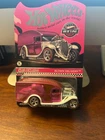 2021 Hot Wheels Red Line Club Pink Blown Delivery w/Real Riders on Pink Card
