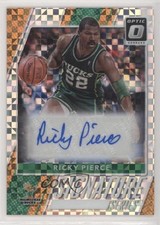 2017 Donruss Optic Signature Series Checkerboard Prizm 1/1 Ricky Pierce Auto 0c3