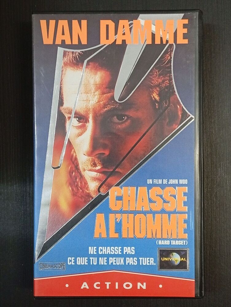 VHS - Man Hunt | Jean-Claude Van Damme | Good Condition