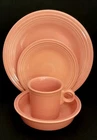 Fiesta 4 Piece Rose Dinnerware Dinner Bread Plate Cereal Bowl Mug Fiestaware