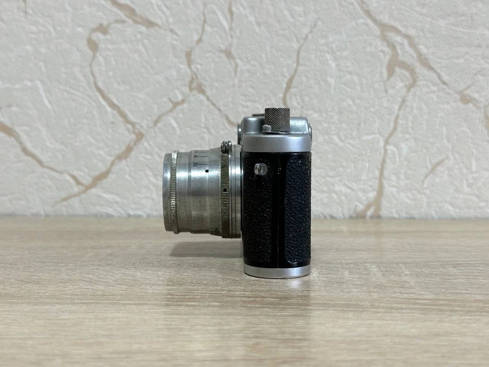 Lente telémetro de cámara fotográfica vintage FED 2 35 mm Industar-26 m urss soviética Foto 3 de 4