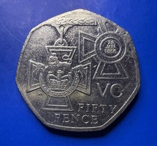 2006 UK 50p Coin Victoria Cross medal Fifty Pence, Circulated
