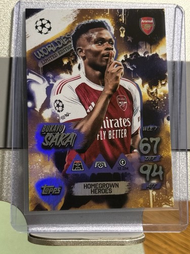 Bukayo Saka 2025/26 Topps Match Attax Homegrown Heroes Arsenal (AAO)