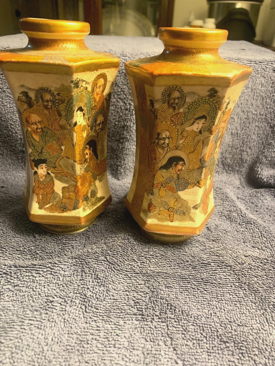 萨摩在日本古董花瓶| eBay
