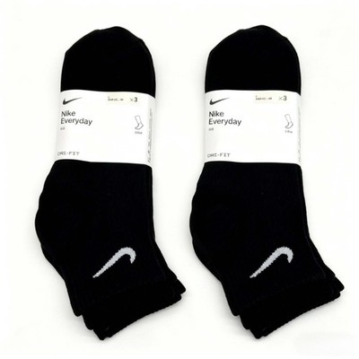 6Pair Black Low-Cut Ankle Socks Size L CHAUSSETTES DE SPORT 