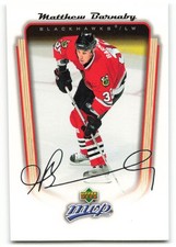 2005-06 Upper Deck MVP #89 Matthew Barnaby Chicago Blackhawks