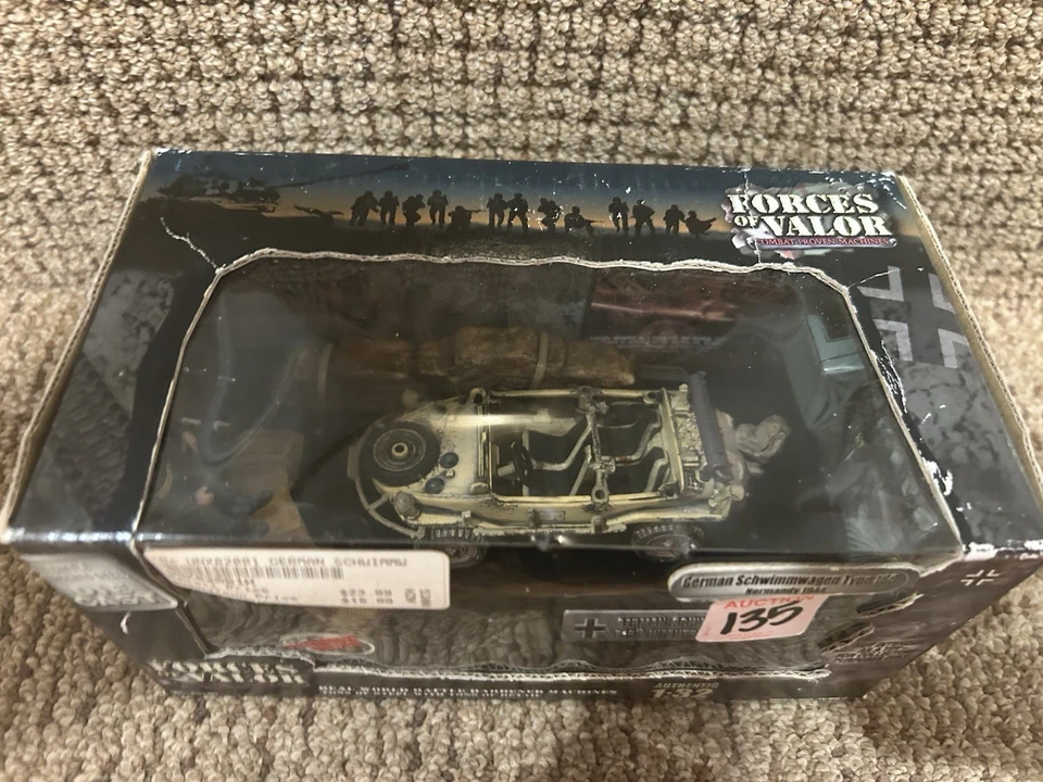 Unimax Forces of Valor 1:32 German Schwimmwagen Type 166 Normandy 1944 No 82001 - Image 2 of 4