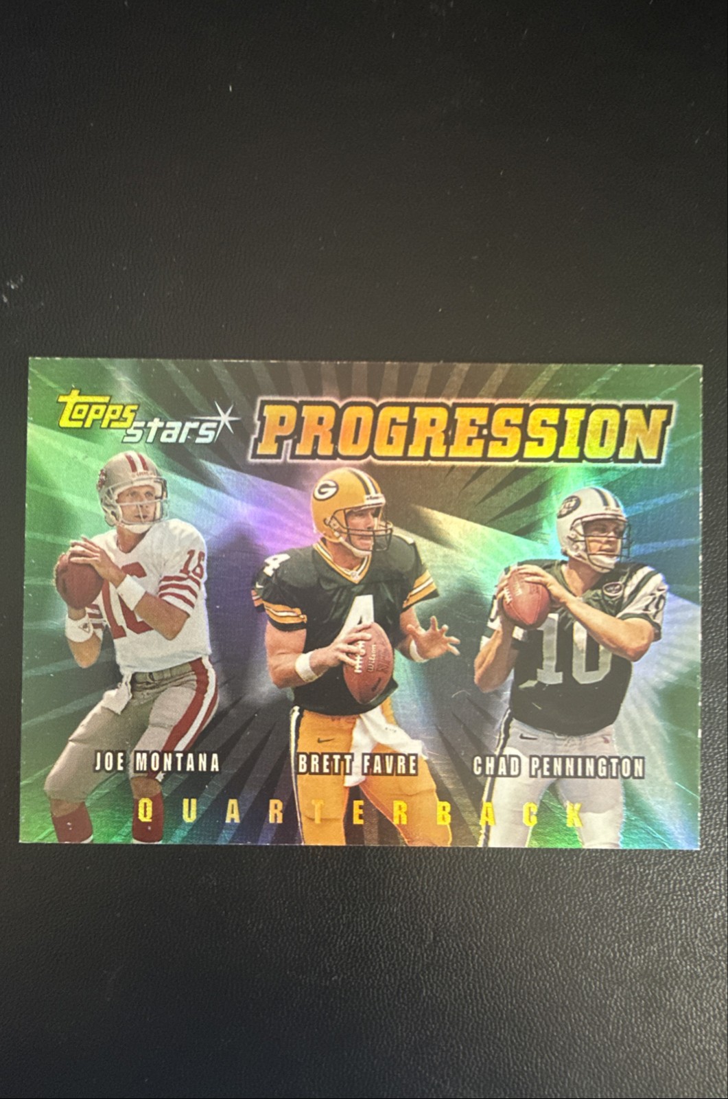 2000 Topps Stars - Progression Brett Favre, Joe Montana, Chad Pennington #P1...