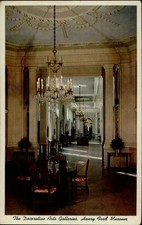 Decorative Arts Galleries Henry Ford Museum Dearborn Michigan vtg postcard p127
