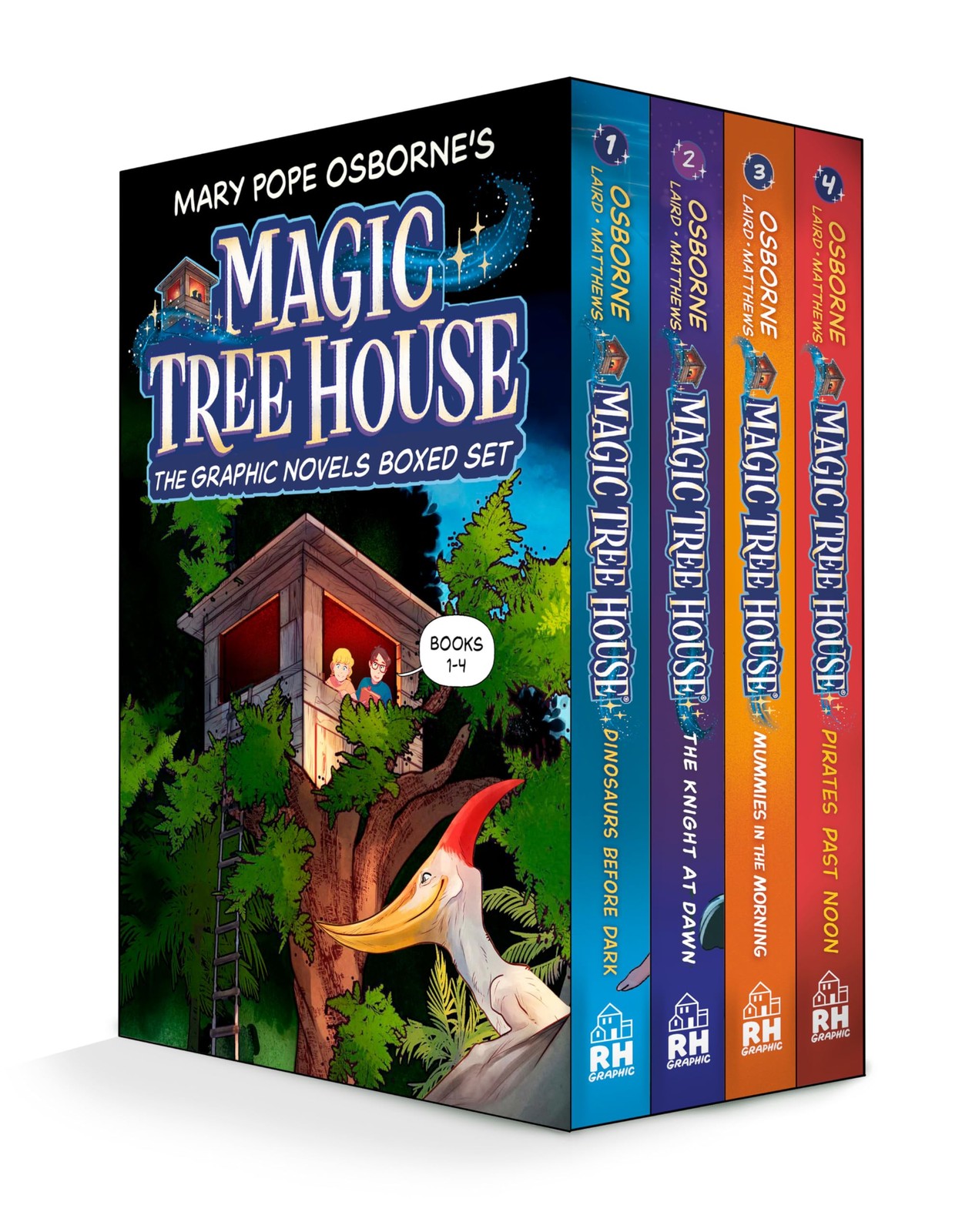 Magic Tree House Graphic Novel Starter Set: (A Boxed Multicolor