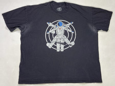 Kid Cudi To The Moon World Tour Graphic T-shirt Men XL Oversized Black Music