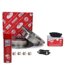 Bremsscheiben + Bremsbeläge + Bremsenreiniger hinten für KIA SPORTAGE; HYUNDAI