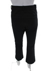 10 Crosby Derek Lam Womens High Rise Straight Leg Pants Black Cotton Size 8 — photo 3