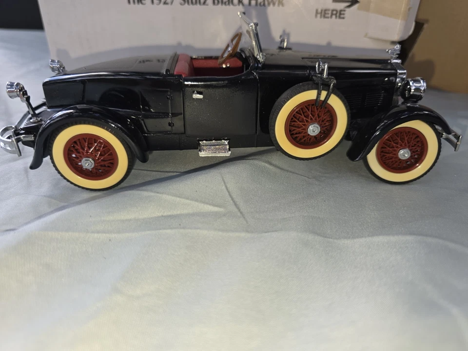 1927 Stutz Black Hawk Danbury Mint Metal Model Original Box 1:24 Diecast Car - Image 2 of 4
