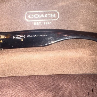 Coach Joelle S499 Oversized Tortoise Plastic Frame Brown  display picture 3