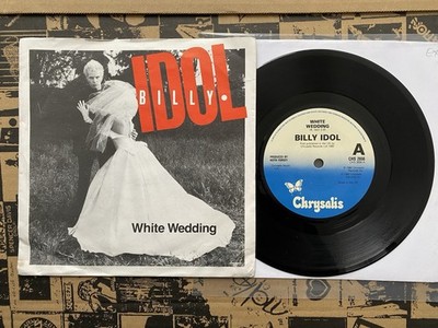 Billy Idol - White Wedding 1982 7'' - Paper Labels - CHS 2656 - Generation X