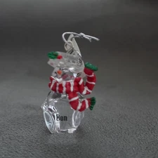 Don Personalized Christmas Ornament Clear Snowman Name Kidcore Retro Y2K Gift