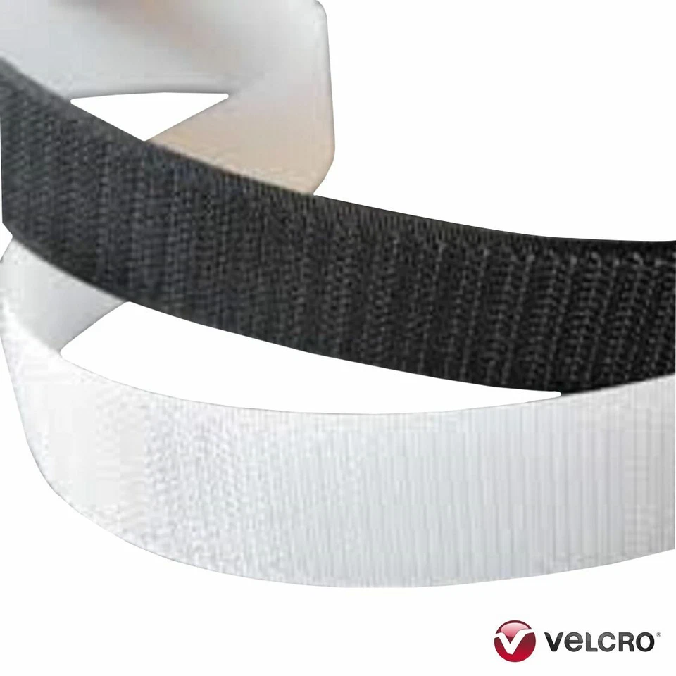 VELCRO® Sew On Tape Hook & Loop – 10mm to 150mm – Black or White - Image 4 of 4