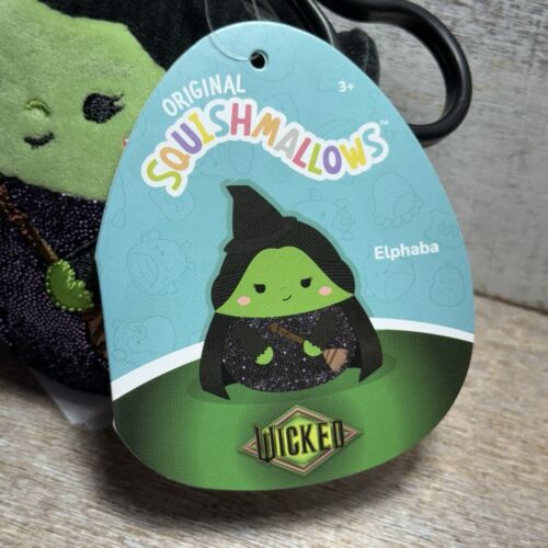 Lot of 2 Wicked Squishmallows GLINDA & ELPHABA KEYCHAIN 3" Plush Set New 2024 - Picture 23 of 24