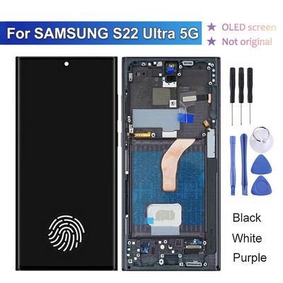 OLED Display Touchscreen Ersatz für Samsung Galaxy S22 Ultra 5G S908 5G