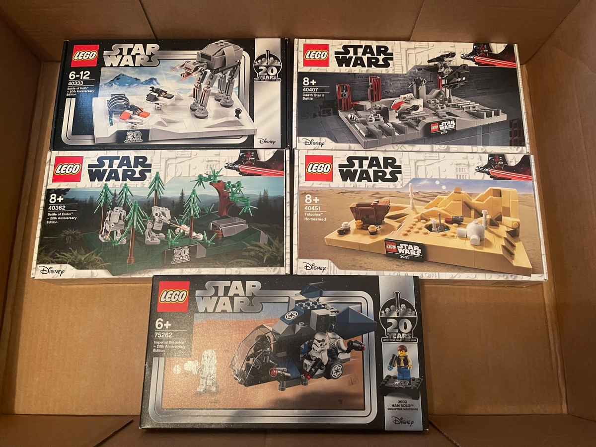 LEGO Star Wars 75262/ 40362/ 40333/ 40407 20th Anniversary