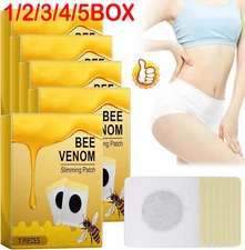 35PCS/5BOX Bee Venom Circulatory Drainage Slimming Patch NEW