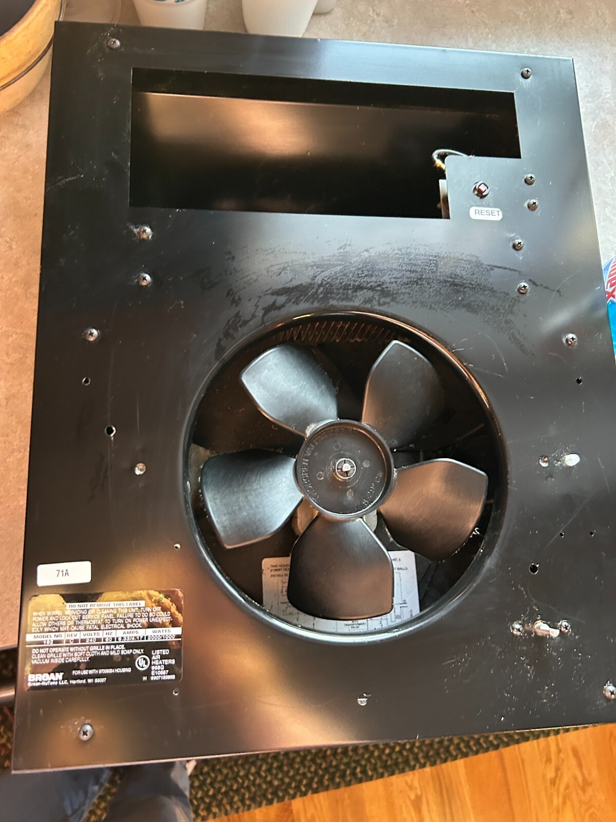 Broan Model 192 Recessed High Capacity Electric Wall Heater eBay