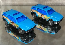 Matchbox 2 Loose Vehicle Nickelodeon Sport SUV Light Blue w/ Diego  EUC