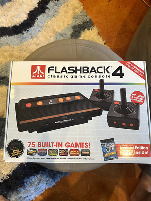 Atari Flashback 4 Classic Game Console 40th Anniversary Edition POSTER INCLUDED