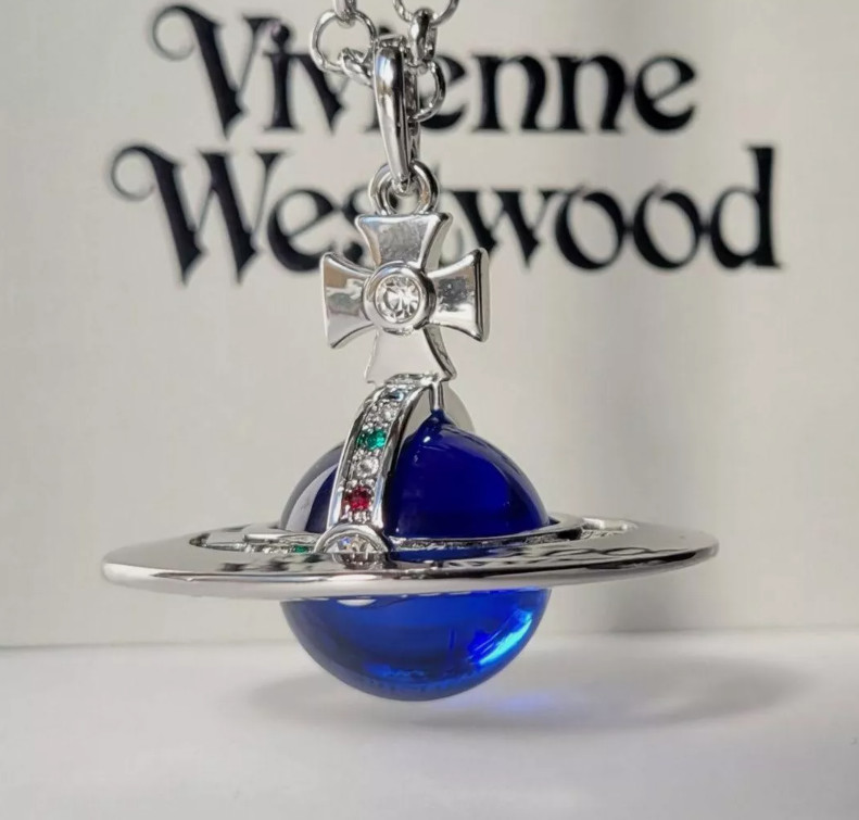 【国内送】Vivienne Westwood★ビッグORB・ロングネックレス SALE! Vivienne Westwood Big Orb Necklace Pendant Silver Tone