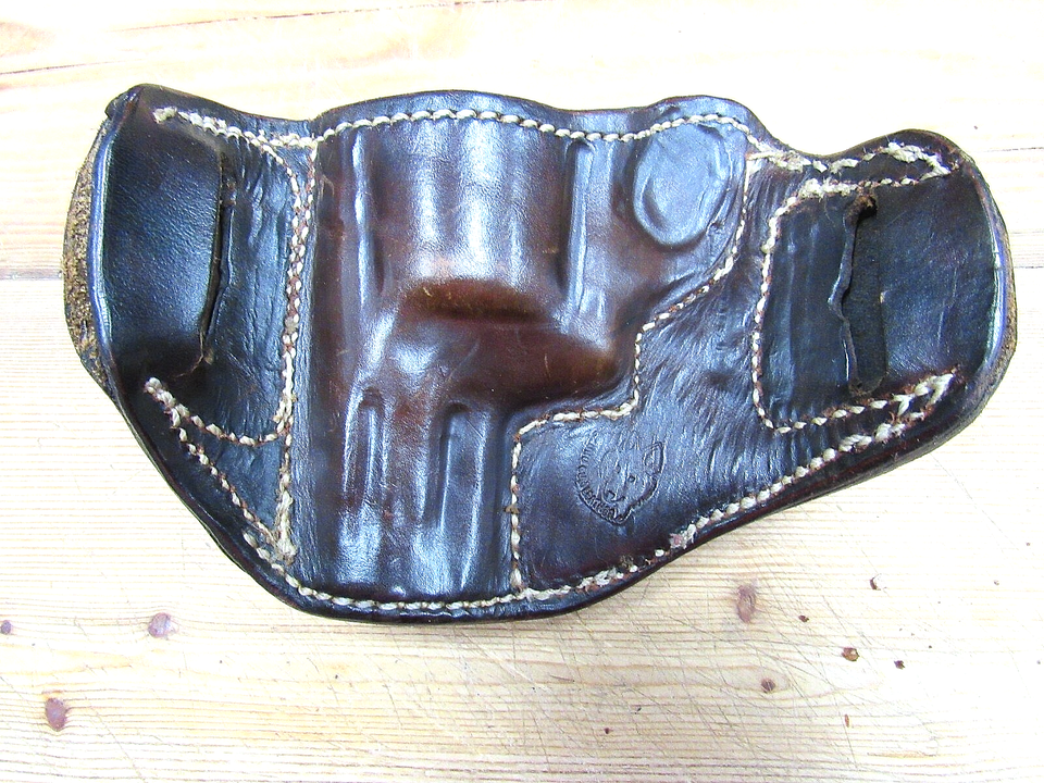 Lobo Gun Leather Deluxe Pancake Holster Smith and Wesson, S&W, K frame ...