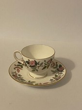 Wedgwood Hathaway Rose Footed Cup and Saucer